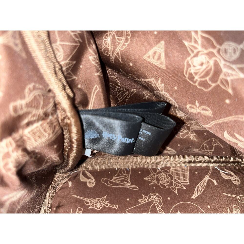 Loungefly Harry Potter Tattoo Art Cream Color Mini Backpack Excellent Condition - Picture 13 of 16